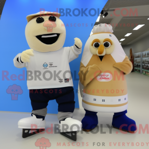 Mascottefiguur van een...