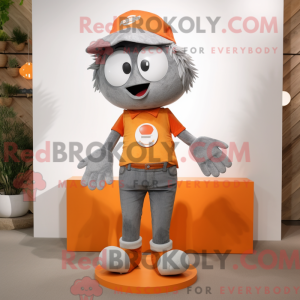 Mascot character of a Gray...