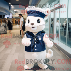 Mascot character of a Navy...