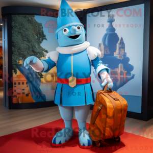 Mascottefiguur van een...
