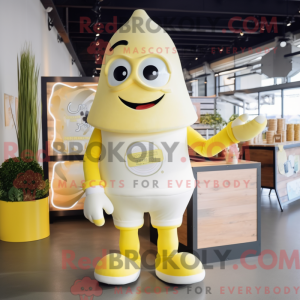 Mascot character of a Cream...
