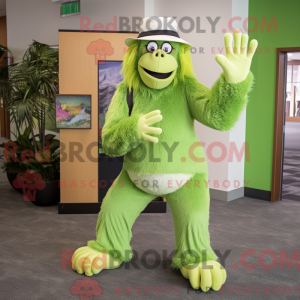 Mascot character of a Lime...