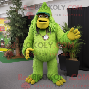 Mascot character of a Lime...