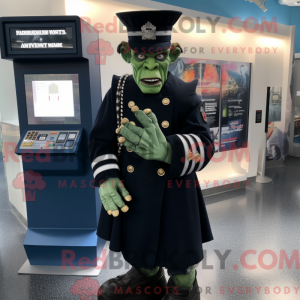 Maskot karakter af et Navy...