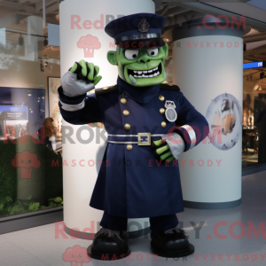 Maskot karakter af et Navy...