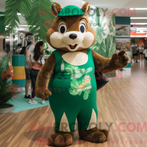 Mascot character of a...
