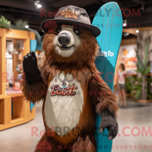 Mascot karakter van een...