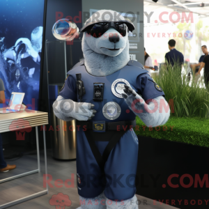 Mascot character of a...