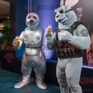 Maskottchen eines Silver...