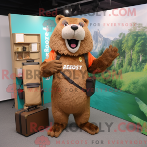 Mascot character of a Rust...