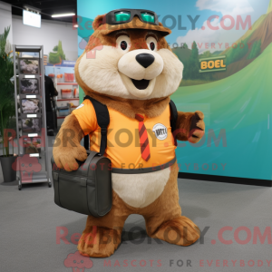 Postava maskota Rust Beaver...
