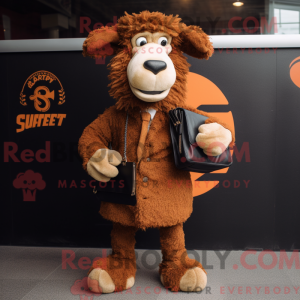Mascottefiguur van een Rust...