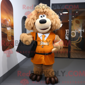 Mascot character of a Rust...