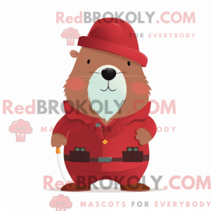 Mascot karakter van een...