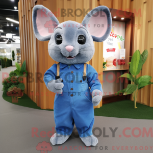 Mascot character of a Blue...