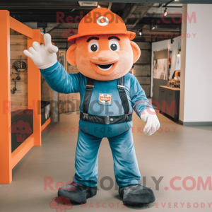 Mascottefiguur van een...