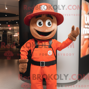 Mascottefiguur van een...