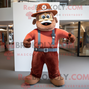 Mascot character of a Rust...