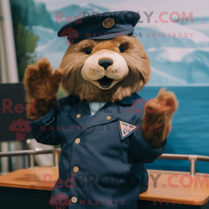 Mascottefiguur van een...