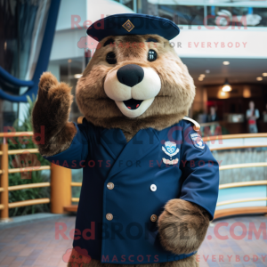 Mascottefiguur van een...