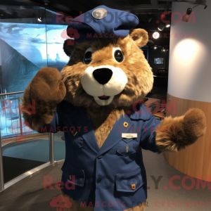 Mascottefiguur van een...