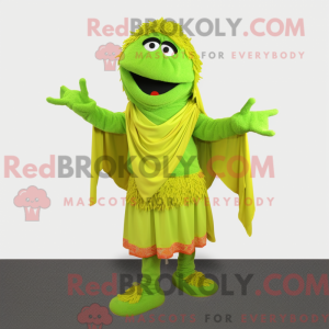 Mascot character of a Lime...