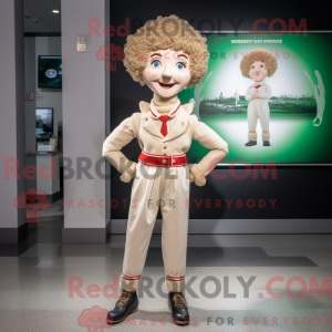 Mascottefiguur van een...