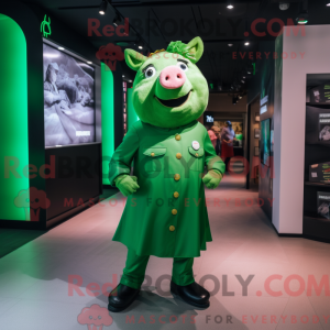 Mascottefiguur van een...