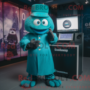 Maskot karakter af en...