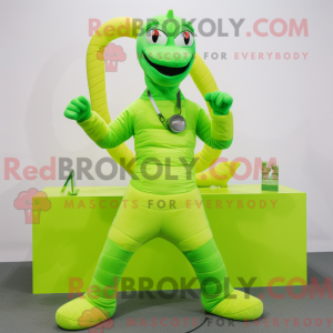 Mascot karakter van een...