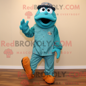 Postava maskota Teal...