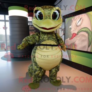 Mascot karakter van een...
