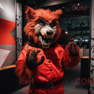 Mascot character of a Red...
