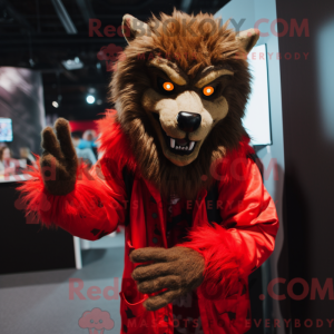 Mascot character of a Red...