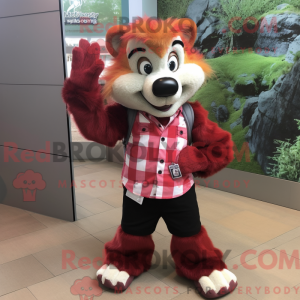 Mascot character of a Red...