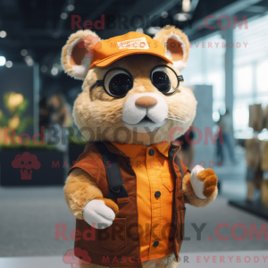 Mascot character of a Rust...
