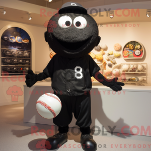 Mascot character of a Black...