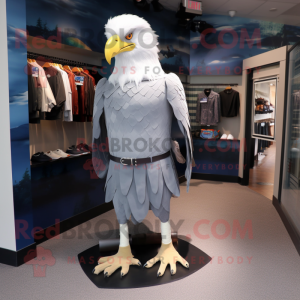 Silver Bald Eagle mascotte...