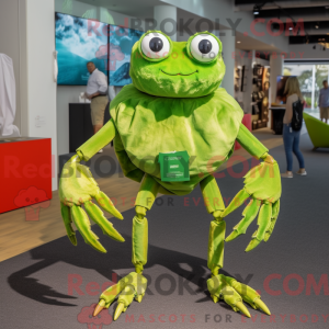 Mascot character of a Lime...
