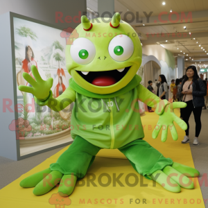 Mascot character of a Lime...
