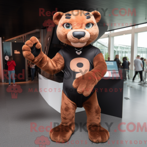 Mascottefiguur van een...