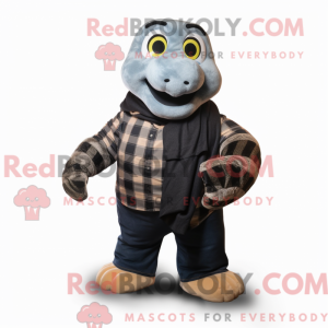 Mascot character of a Black...
