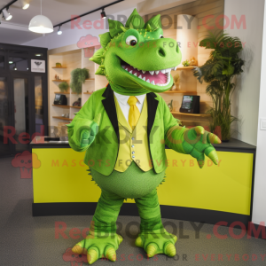 Mascot character of a Lime...