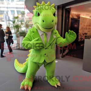 Mascot character of a Lime...