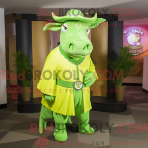 Mascot character of a Lime...
