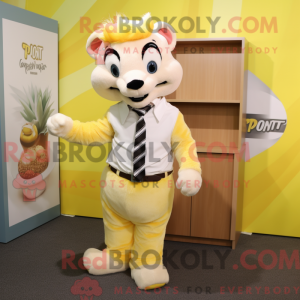 Mascottefiguur van een...