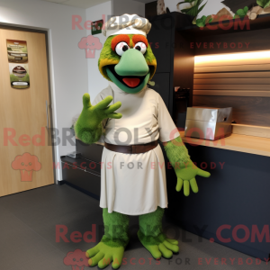 Mascot character of a Olive...