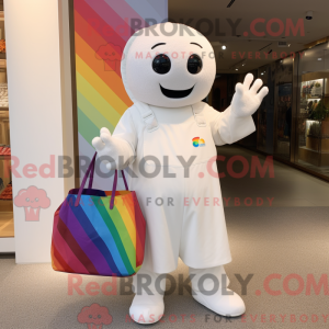 Mascot character of a White...