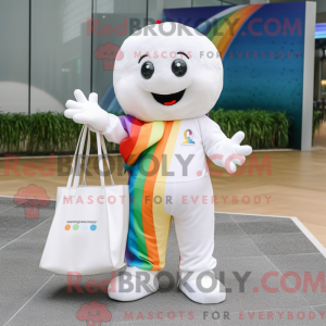 Mascot character of a White...