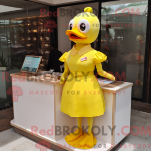 Mascot character of a Lemon...
